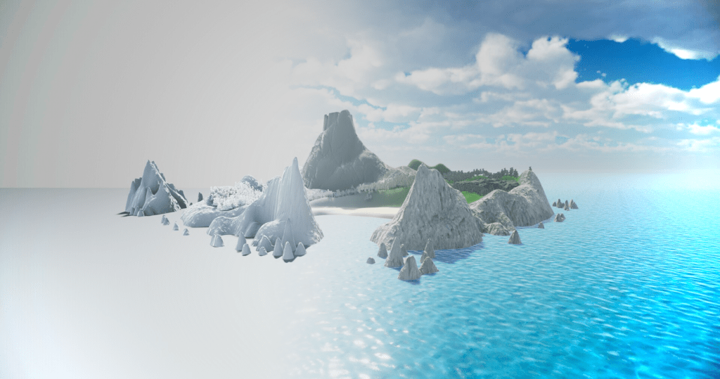 3D Island